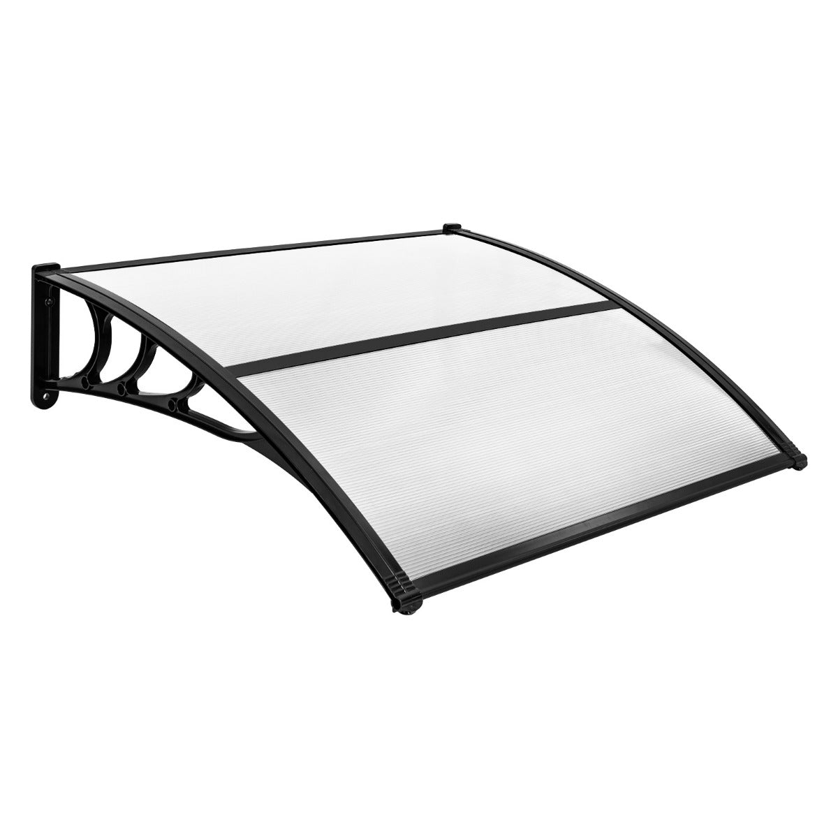 LIVSK Deurluifel polycarbonaat - Weerbestendig - Eenvoudige installatie - Geschikt voor diverse wandoppervlakken - 122 x 99 x 28