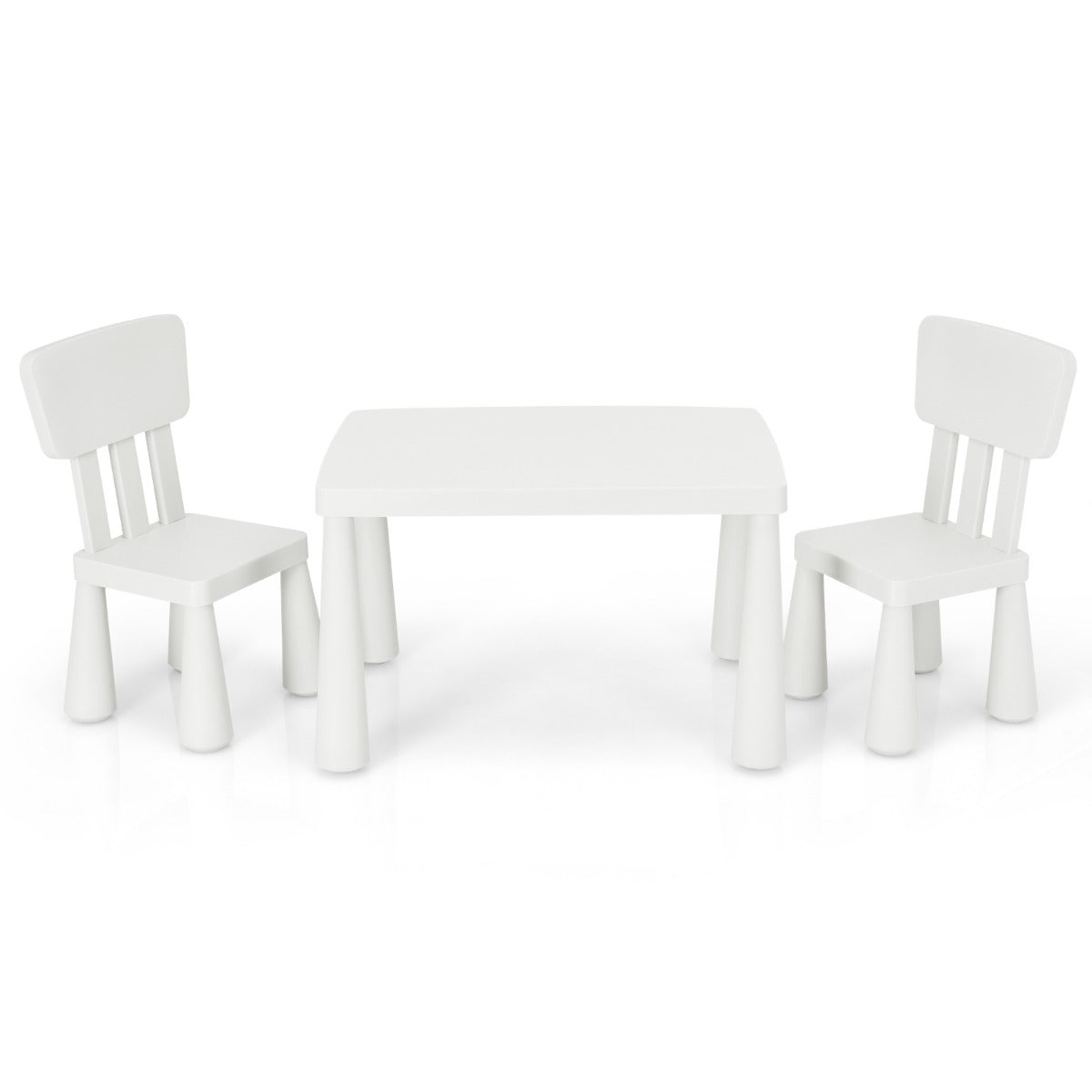 Livsk costway set met tafel en 2 stoelen voor kinderen en kinderboekenkast met 2 niveaus set met kindertafel kinderstoelen en ruime kinderboekenkast 1 1