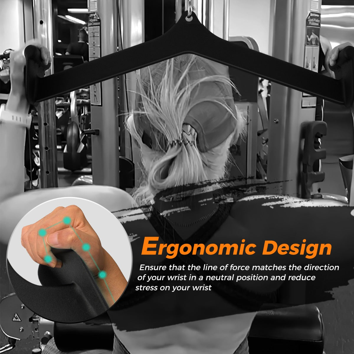 Livsk costway set uittrekbare zijbevestigingen v katrol kabelklemmen voor t stang rugtraining voor biceps en triceps