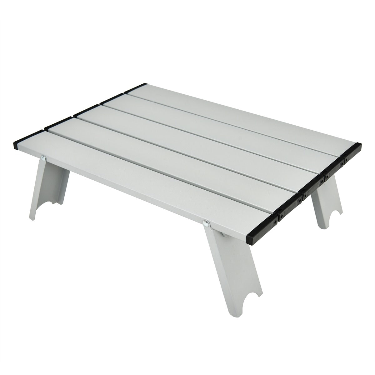 LIVSK Strandmeubelset - 2 Verstelbare Strandstoelen met Zachte Bekleding - Opvouwbare Campingtafel - Duurzaam en Draagbaar - Blauw