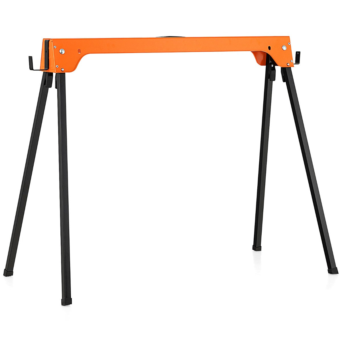 LIVSK Zaagbokken - 600 kg Draagvermogen - Inklapbaar - Antislip Voetkussens - Afneembare Steunarmen - Oranje