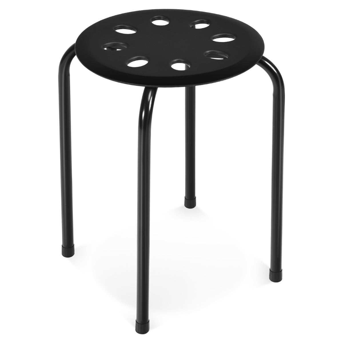 LIVSK Stapelbare Eetkamerkrukken Set van 6 - Comfortabel en Veilig - Antislip Voetkussens - Luchtdoorlatend - 30 x 30 x 44,5 cm -