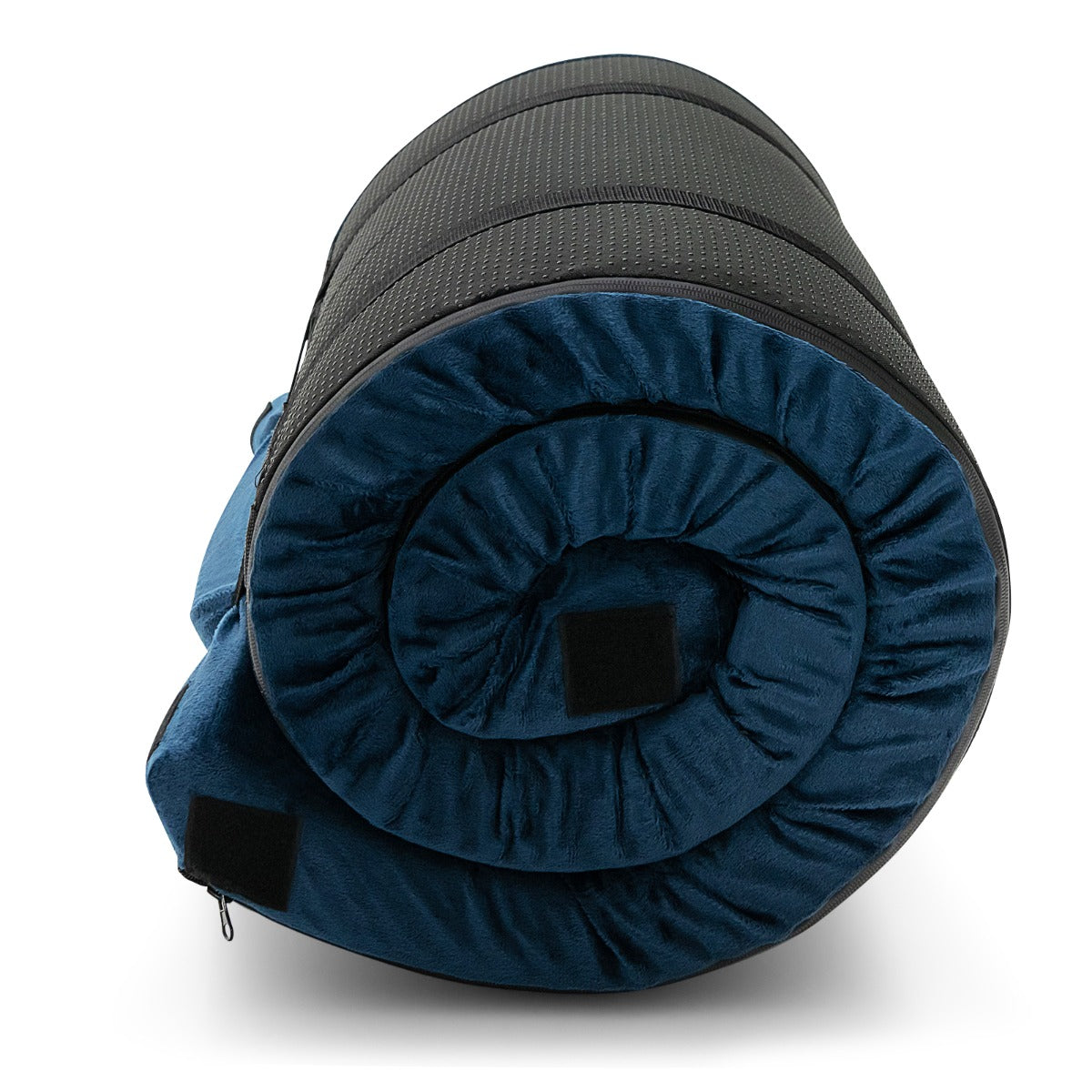 LIVSK Campingmatras - Traagschuim 6,5 cm - Waterdicht en Wasbaar - Lichtgewicht en Draagtas - Voor Binnen en Buiten - Blauw