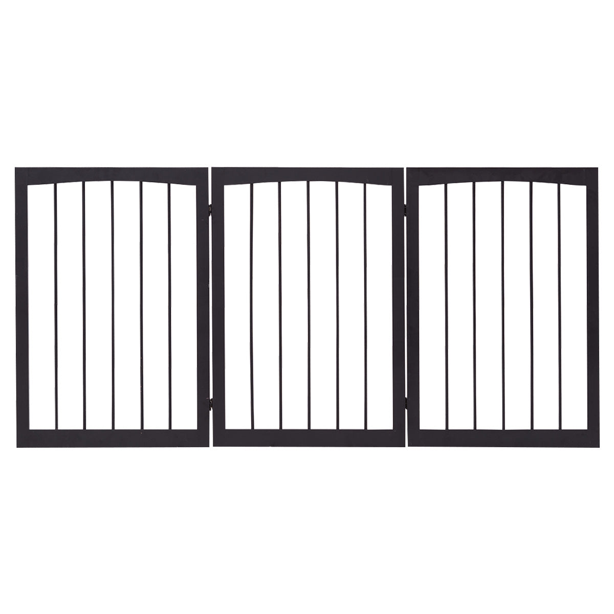 LIVSK Opvouwbare Veiligheidsbarrière - Hoogwaardig Grenenhout - Eenvoudige Montage - Duurzaam en Decoratief - 160 x 1,2 x 76 cm -