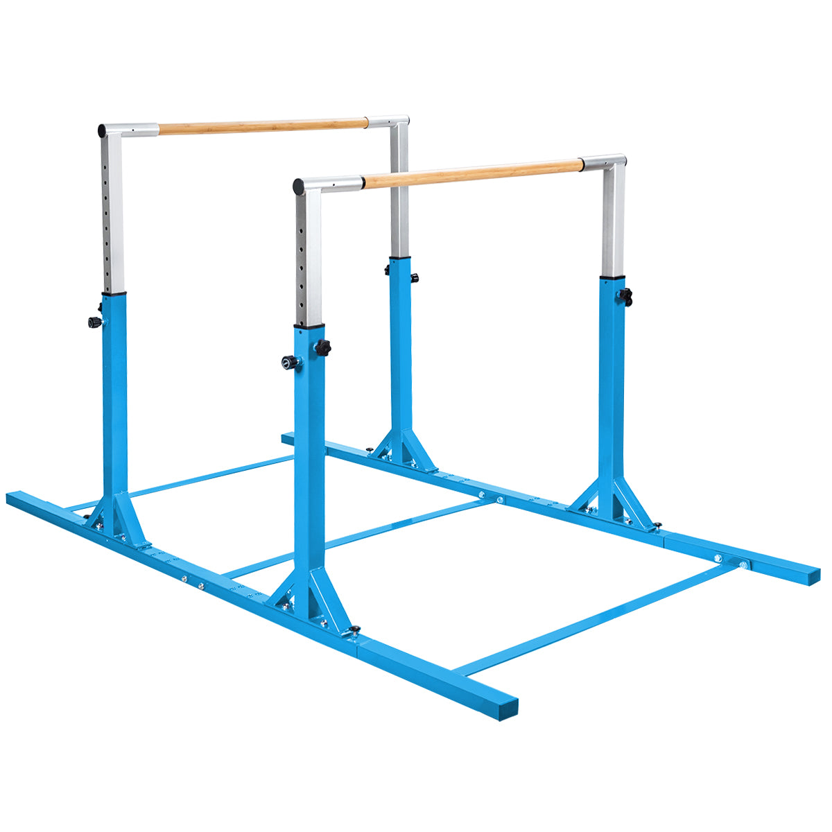 Livsk costway turnstangen turnmat set rekstok zachte vloermat turnbrug blauw