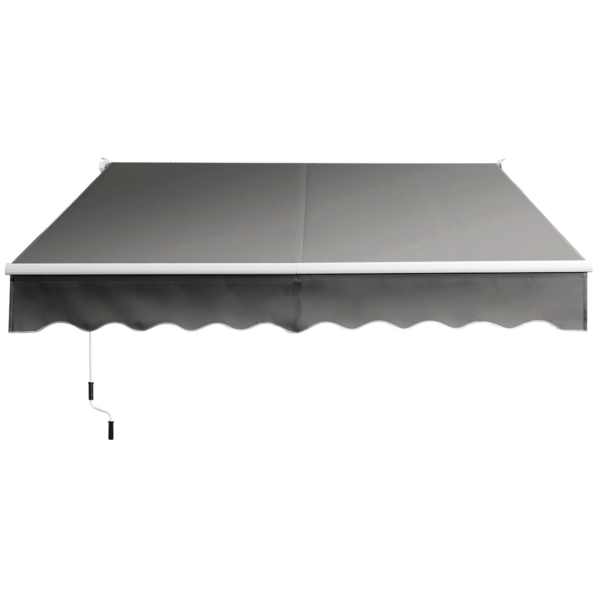 LIVSK Intrekbare Luifel - Verstelbare Hoek 40-100° - Duurzaam Aluminium en Polyester - Eenvoudig te Installeren - 245 x 200 cm -