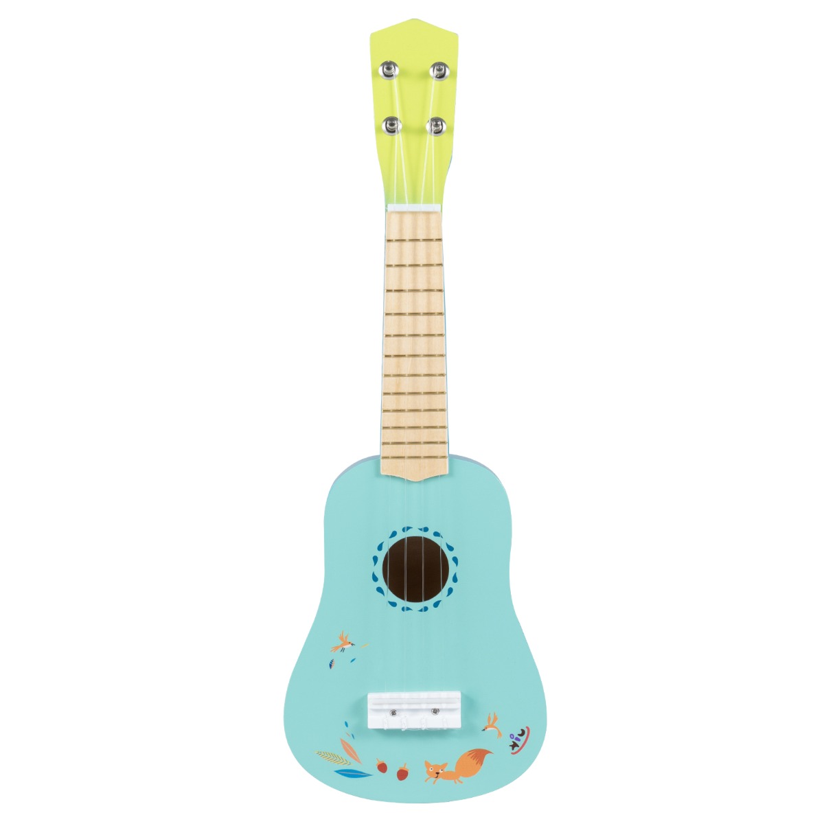 Livsk costway ukelele gitaar voor kinderen mini ukelele met 4 snaren en lindehouten body voor kinderen vanaf 3 jaar
