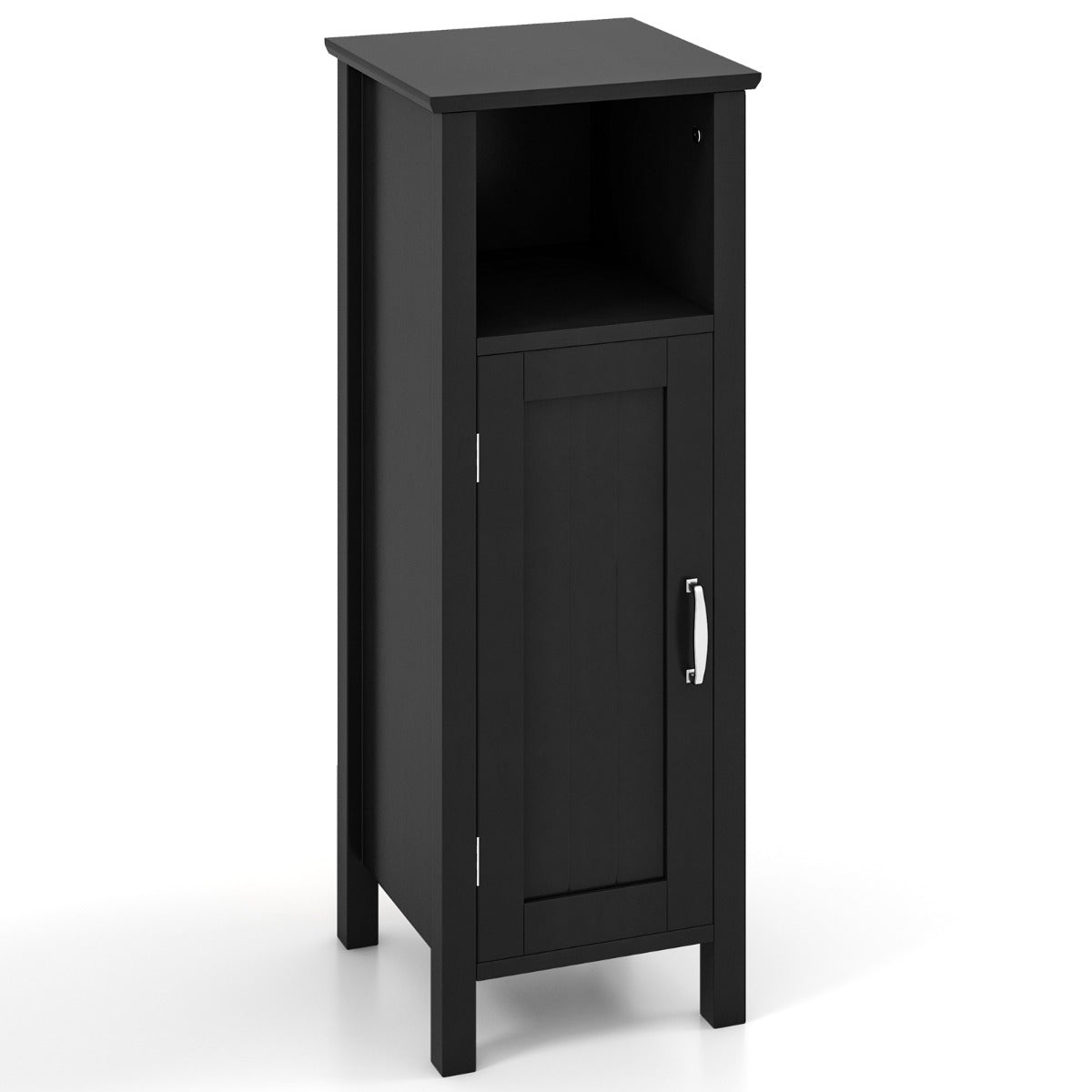 LIVSK Multifunctionele Opbergkast - Duurzaam MDF - In hoogte verstelbare plank - Ruimtebesparend - 30 kg per laag - Zwart