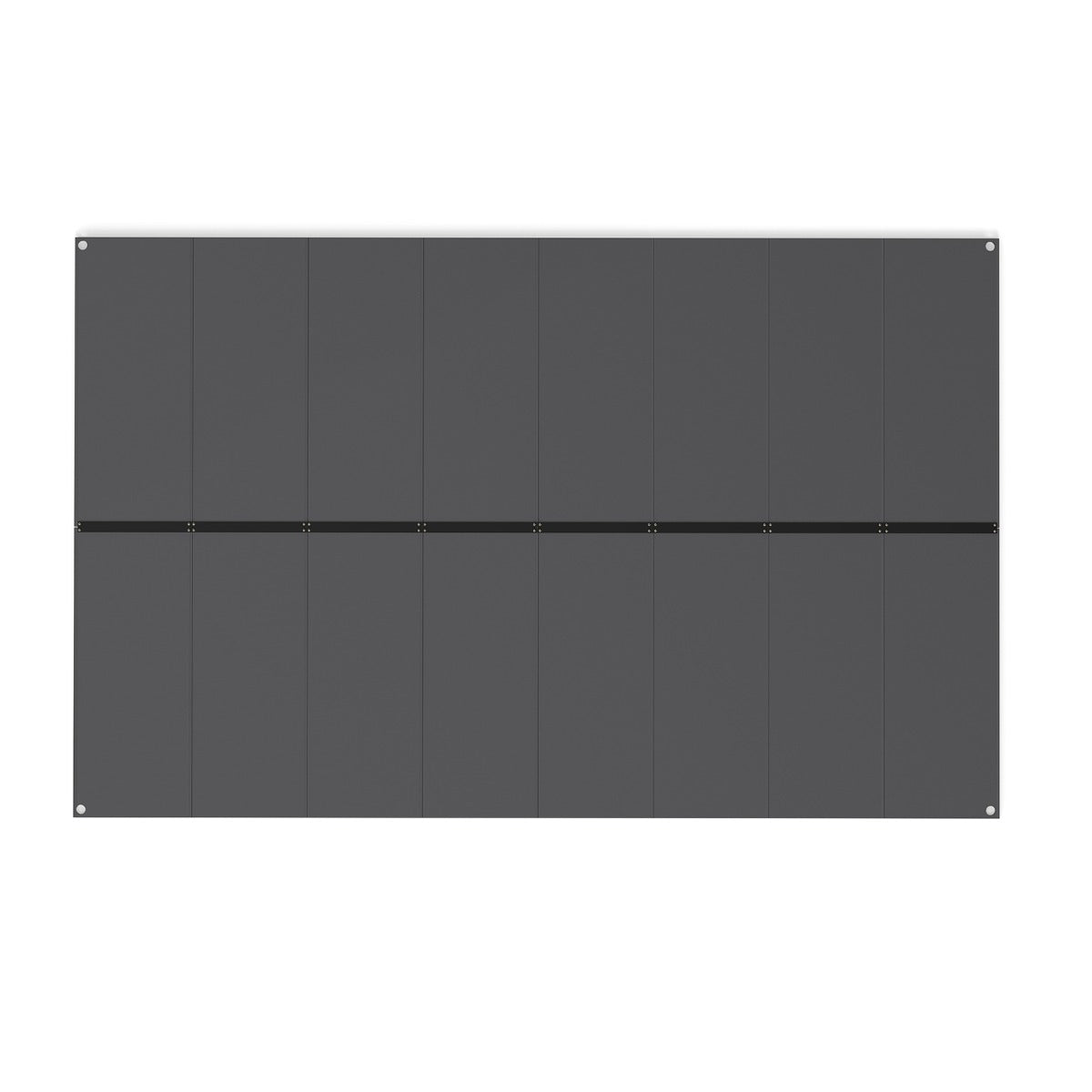 LIVSK Bodemmat voor Gereedschapsschuren - Antislip - Versterkte Planken - Duurzaam en Praktisch - 343 x 215 cm - Grijs