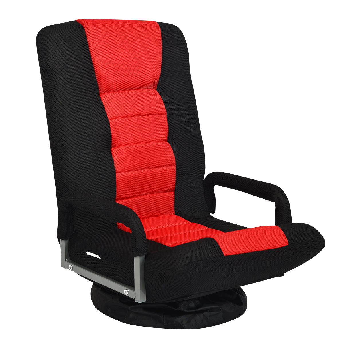 LIVSK Vloer Gaming Stoel - 6-Positie Verstelbaar - 360° Draaibaar - Ergonomisch - Opvouwbaar - Tot 140 kg - Zoals afgebeeld
