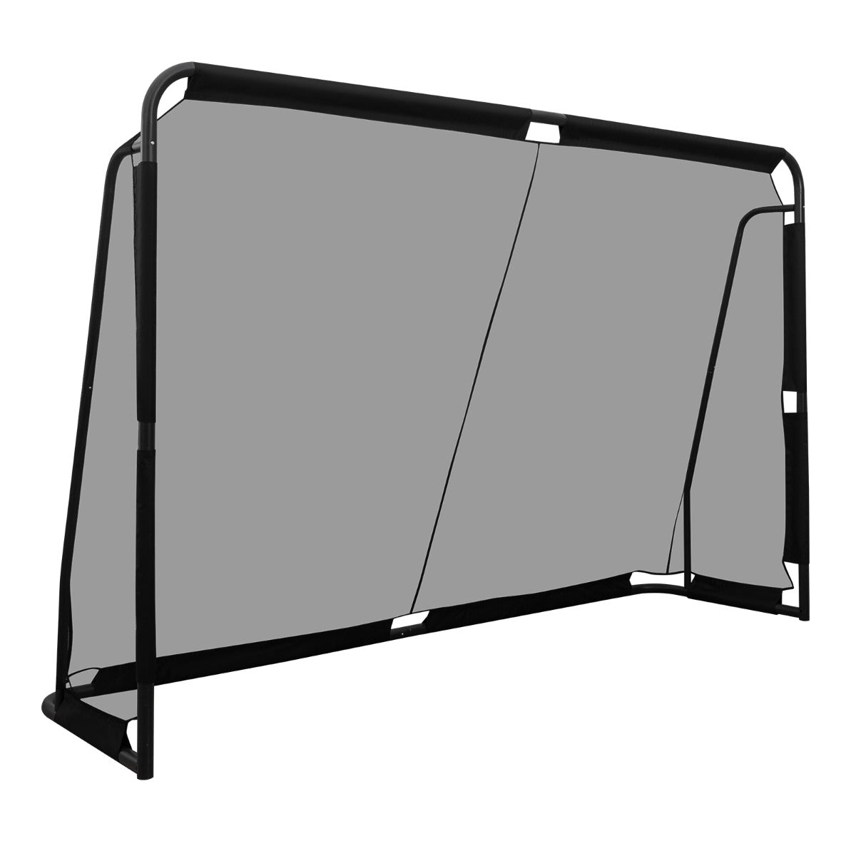 Livsk costway voetbaldoel 300 x 200 cm voetbalnet met metalen frame trainingsuitrusting voor buitenvoetbal
