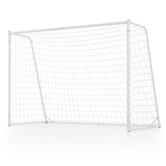 Livsk costway voetbaldoel buiten net 300 x 204 cm met stevig metalen frame pe net 8 grondpennen en 16 bevestigingsbanden