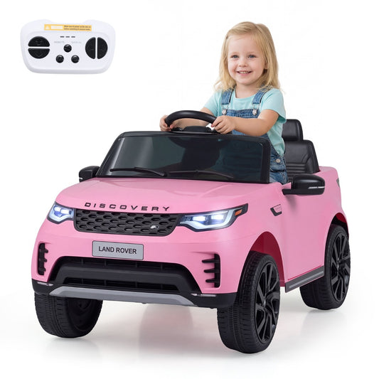 LIVSK Elektrische Auto voor Kinderen - Veilig PP en Metaal - Afstandsbediening - USB Muziek - Zwart/Roze