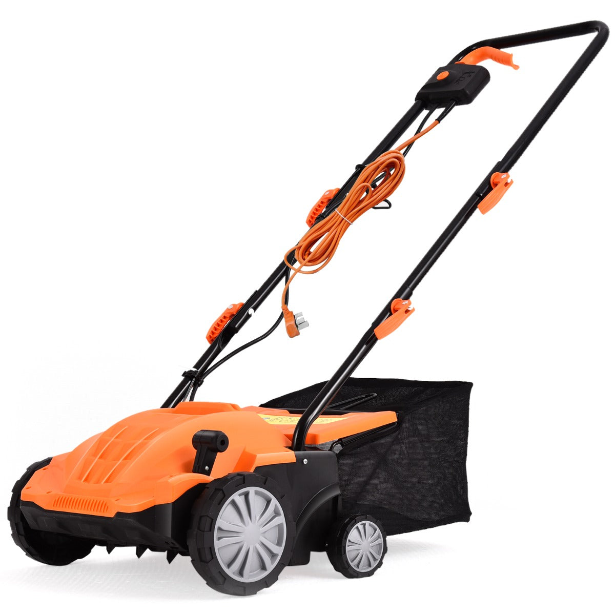 LIVSK Elektrische Gazonverticuteermachine - 2-in-1 Functie - 3 Instelbare Diepten - 30L Opvangzak - Ergonomische Handgreep -