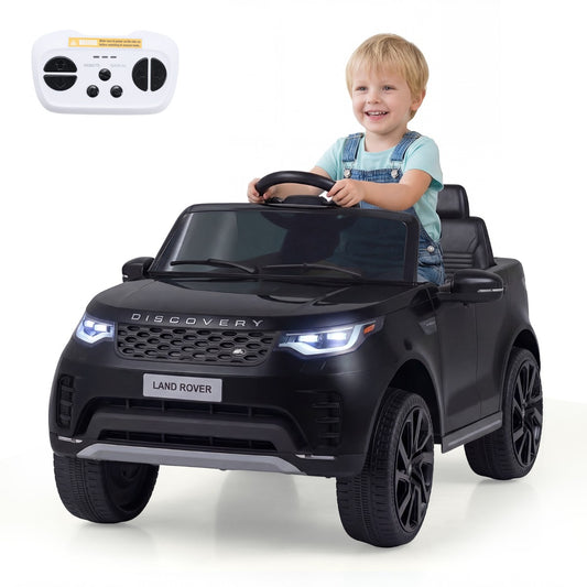 LIVSK Elektrische Kinderauto - Veilig PP en Metaal - Afstandsbediening - USB Muziekstreaming - Zwart/Roze
