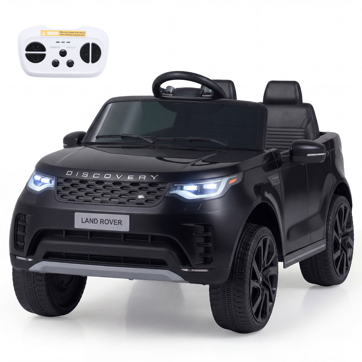 LIVSK Elektrische Kinderauto - Veilig PP en Metaal - Afstandsbediening - USB Muziekstreaming - Zwart/Roze