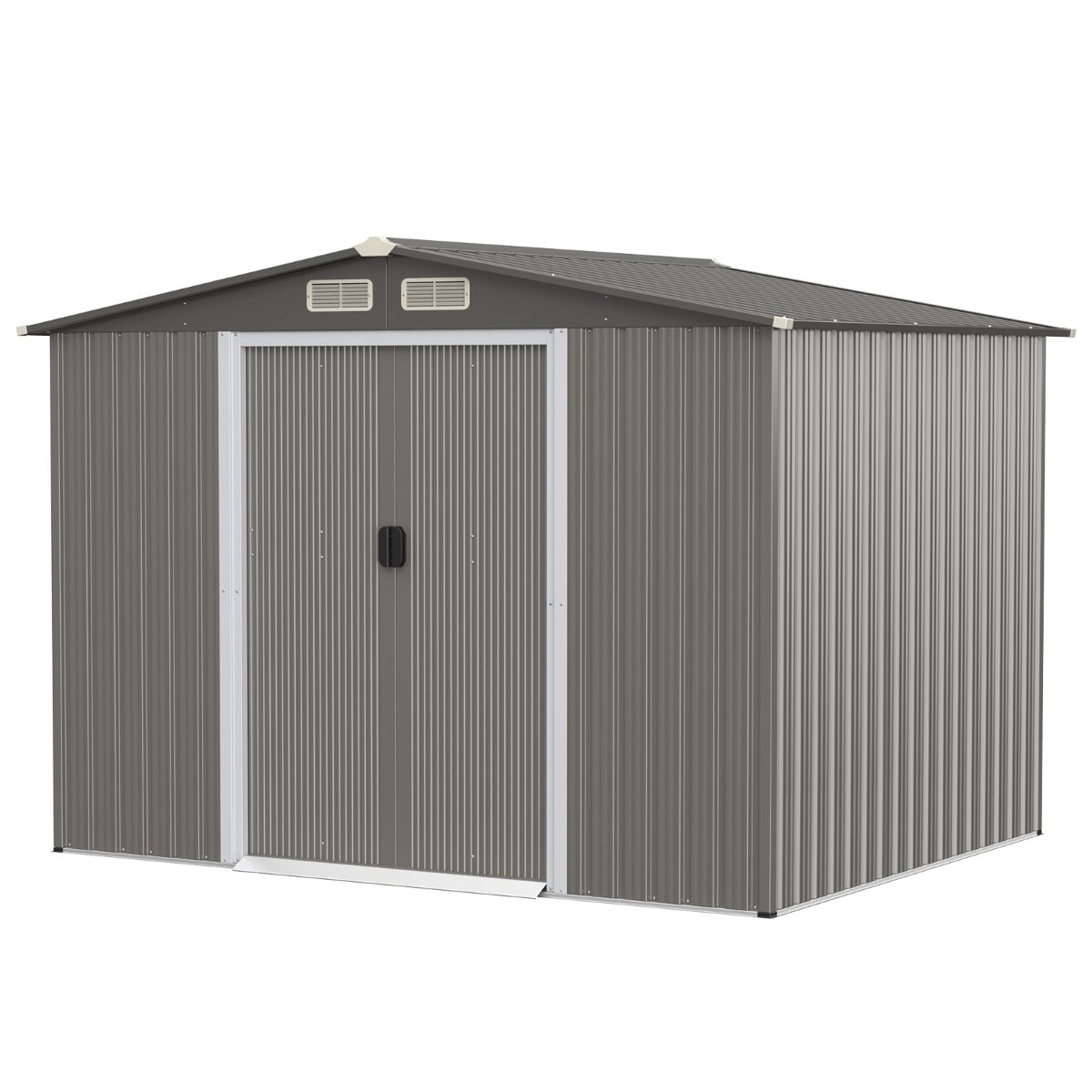 LIVSK Gereedschapsschuur - Ruime Opslag voor Fietsen en Tuingereedschap - Weerbestendig en Windbestendig - 260 x 207 x 181 cm -