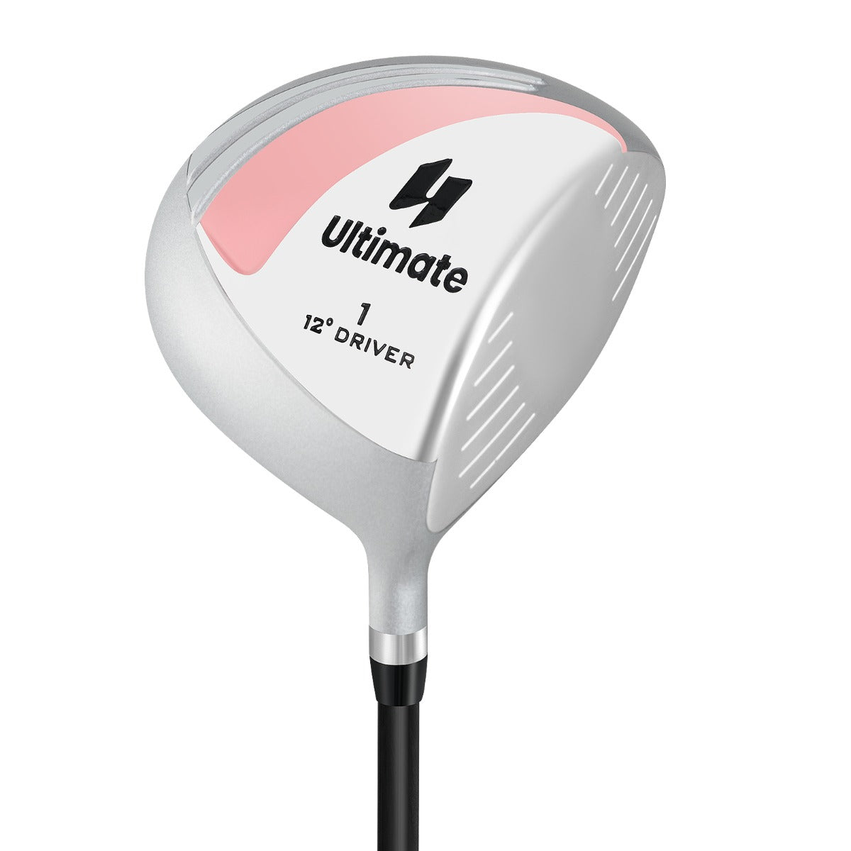 LIVSK Golfdriver voor Dames - 460 cc Aluminium Clubhoofd - Lichte Constructie - Instelbare Loft - Zwart + Zilver