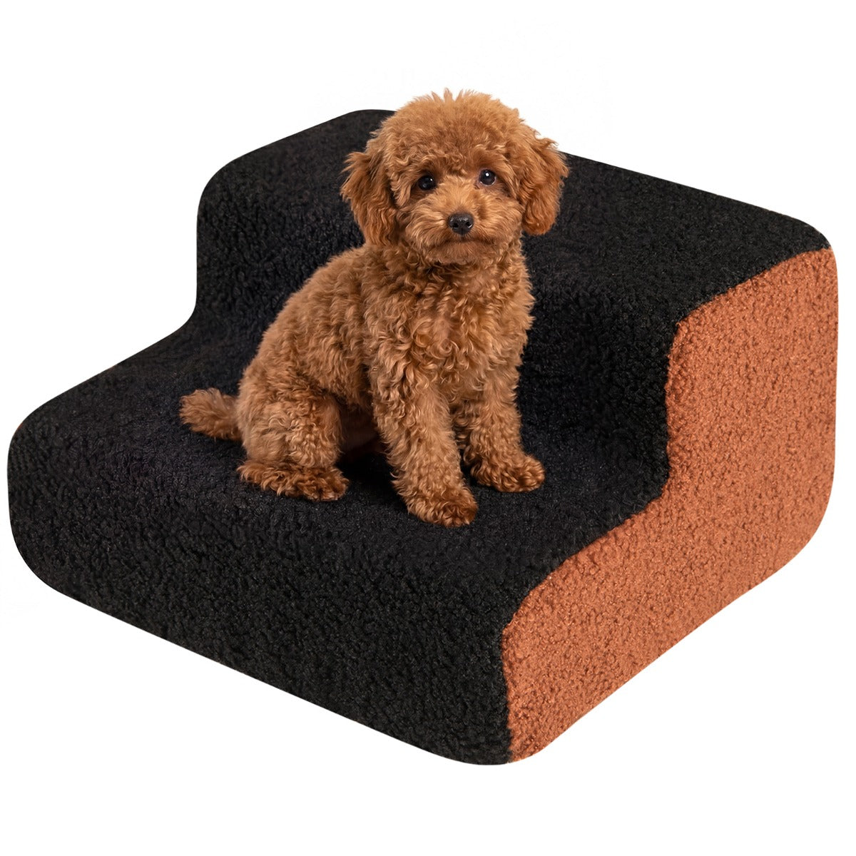 LIVSK Hondenhelling - Zachte Helling - Antislip Veiligheid - Machinewasbare Hoes - Draagvermogen 8 kg - Zwart