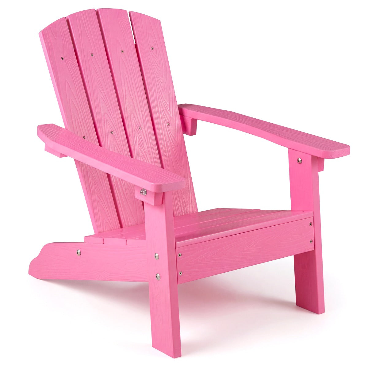 LIVSK Kinder Adirondack-stoel - HIPS-kunststof - Ergonomische Rugleuning - Weerbestendig - Voor Binnen en Buiten -