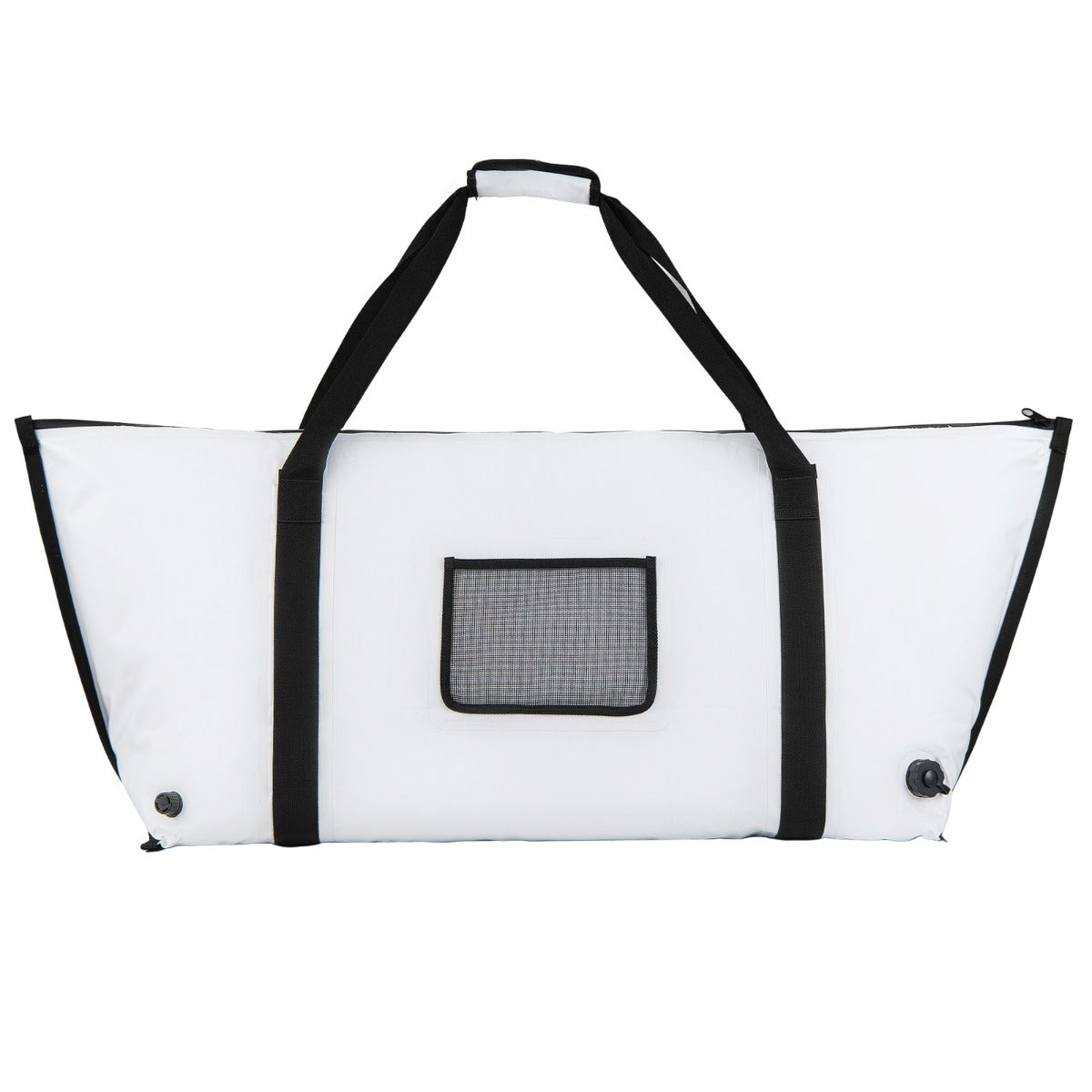 LIVSK Koeltas voor Vis - Waterdicht PVC - Houdt IJs 24 Uur Koud - Grote Capaciteit 60/80L - Wit