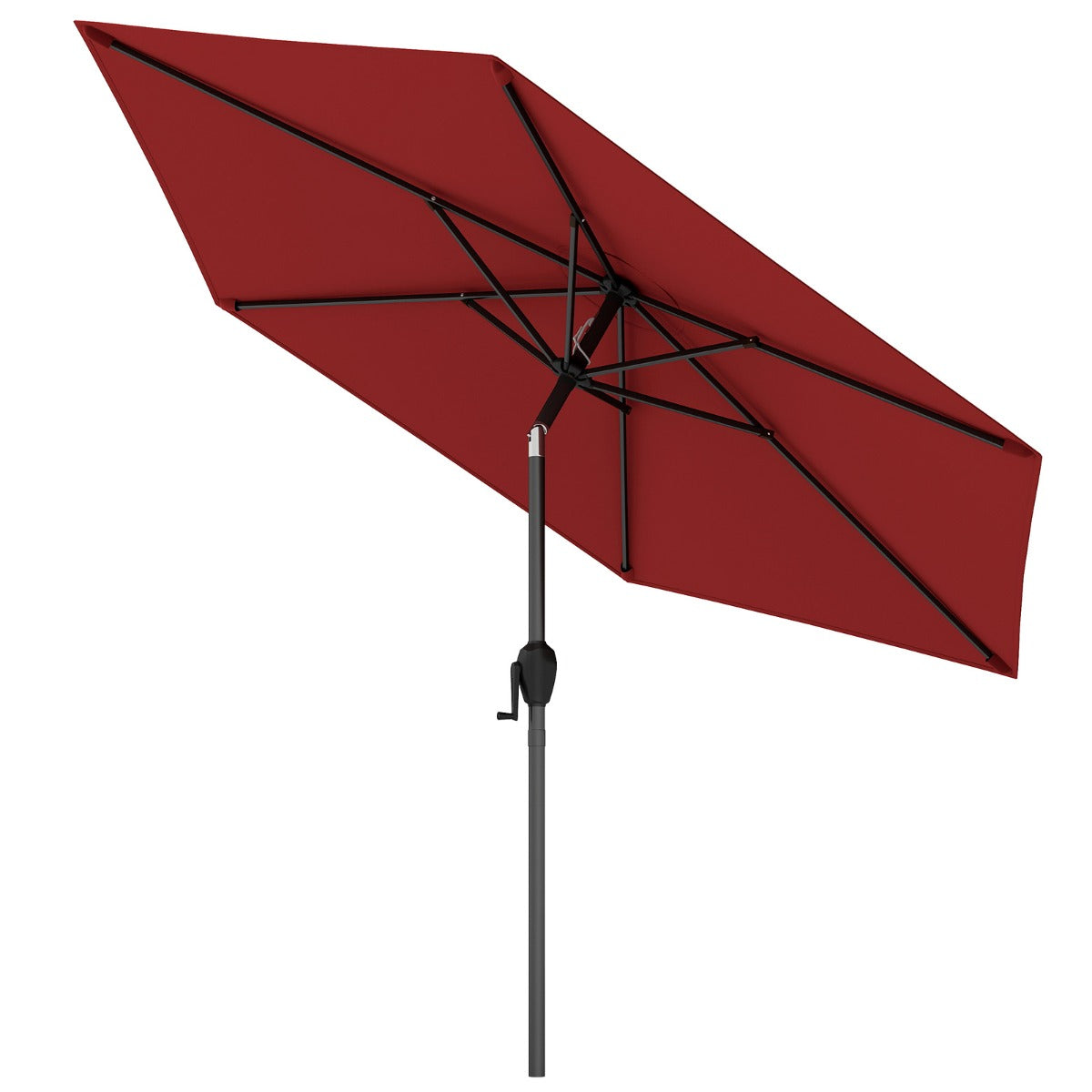 LIVSK Terrasparasol - 230 cm Diameter - Verstelbaar Kantelmechanisme - Duurzaam Polyester - Eenvoudig te Monteren - Beige