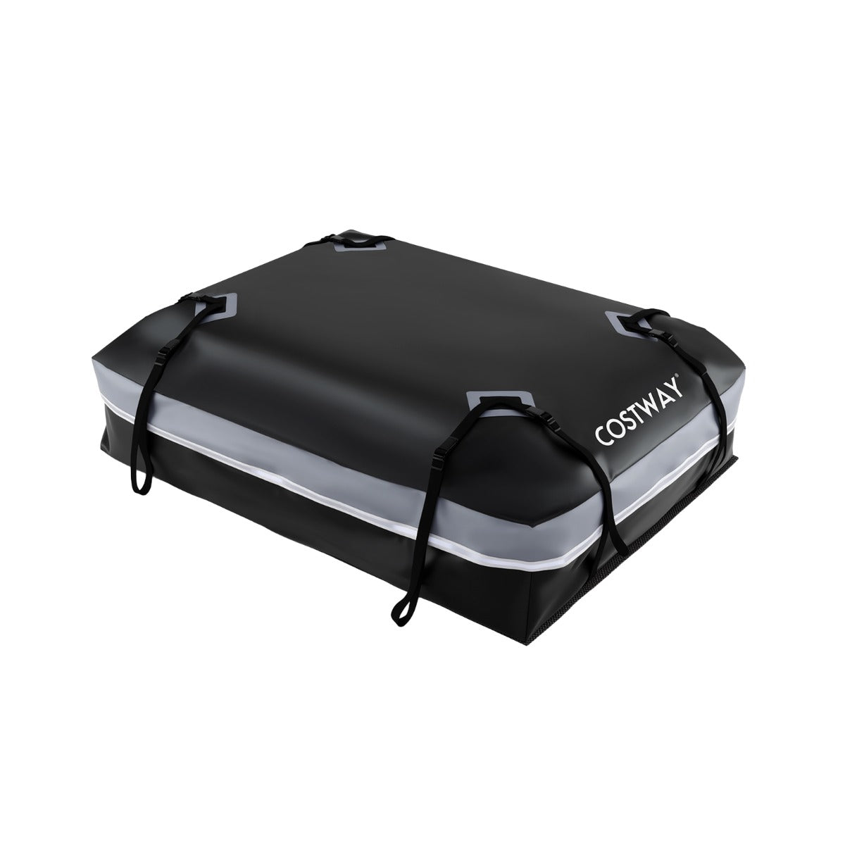 LIVSK Zachte Dakkoffer 450/600L - 100% Waterdicht - Antidiefstalslot - Antislipbodem - Eenvoudige Bevestiging - Zwart