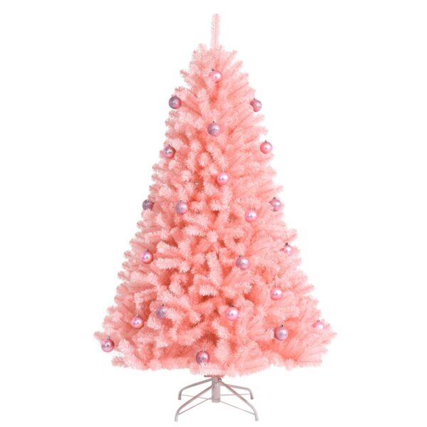 Livsk 180cm Hoge Roze Kunstmatige Kerstboom Met Roze Ornamenten Kerstboom Vakantie Decoratie 1.jpg