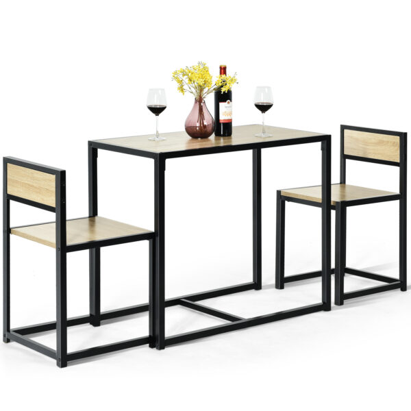 Livsk 3 Delige Tafel Groep Dining Groep Bartafel Set Keukentafel Eettafel Tafel 2 Stoelen Naturel 1.jpg