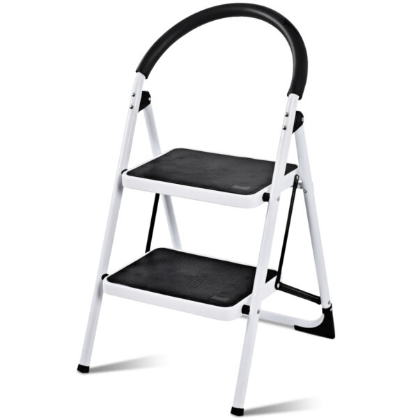 Livsk Opvouwbare Opstap Huishoudelijke Ladder Opstap Ladder Opstap Ladder 2 Stappen 150kg 1.jpg