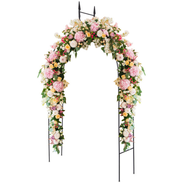 Livsk Rose Arch Archway Rose Trellis Garden Arch Trellis Pergola Trellis Metalen Poort Voor Rose Flower Garden 1.jpg