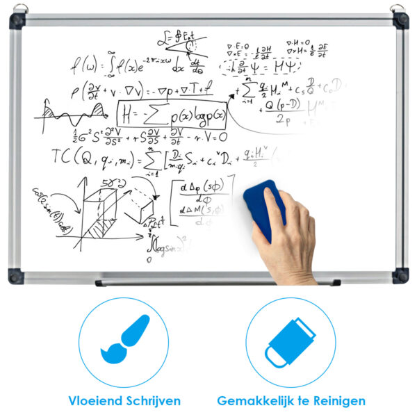 Livsk Whiteboard Magneetbord Schrijfbord Wandbord Memobord Met Aluminium Frame 60x40 Cm 1.jpg