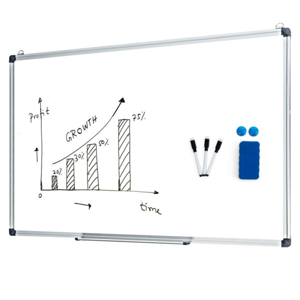 Livsk Whiteboard Met Uitneembaar Pennenbakje Aluminium Frame Magnetisch Whiteboard 50 X 35 Cm Wit 1.jpg