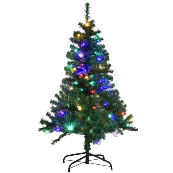 Livsk Kerstboom Kunstkerstboom Met Led Lichtkettingen Kerstboom Verlicht 150cm 1.jpg