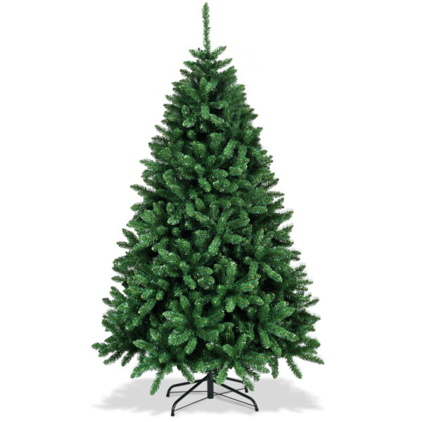 Livsk 180cm Kerstboom Kunstkerstboom Kerstboom Met Opvouwbare Metalen Standaard Pvc Kunstboom Decoratieve Boom Met 1355 Tips Groen 1.jpg