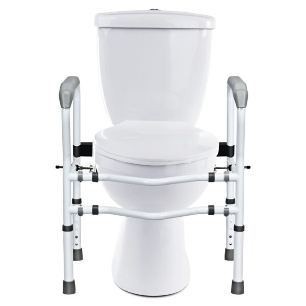 Livsk Opstahulp Toilet In Hoogte Verstelbaar Wc Steunhulp Met Armleuningen Zonder Boren Antislip Wc Handgreep 48 X 65 X 84 Cm 1.jpg