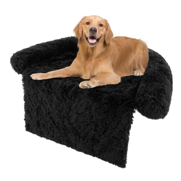 Livsk Hondenbed Van Pluche Hondendeken Hondenkussen Met Wasbare Overtrek Pluche Bed Voor Kleine En Middelgrote Honden 120 X 115 X 18 Cm 1.jpg