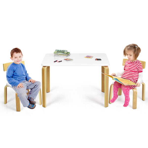 Livsk Kinderen Houten Tafel En 2 Stoelen Set 3 Delige Kindertafel Stoel Kinderen Bentwood Tafel En Stoel Set Voor Huizen Klaslokalen 1.jpg