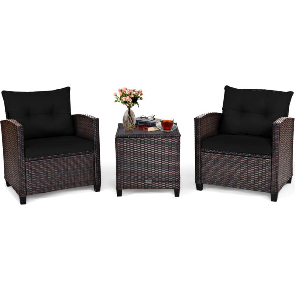 Livsk Set Rotan Stoelen Voor Buiten Set Rieten Bistromeubelen Met 2 Fauteuils 1 Salontafel Met Blad Van Gehard Glas 4 Afneembare Kussens 1.jpg