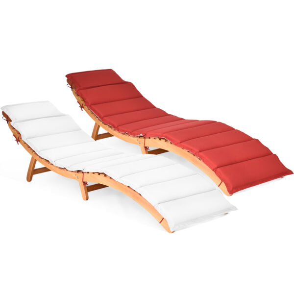 Livsk Opvouwbare Chaise Longue Voor Buiten In Eucalyptus Roodwit Dubbelzijdig Gewatteerd Kussenmet Opklapbare Hoofdsteun Voor Tuin Gazon 1.jpg