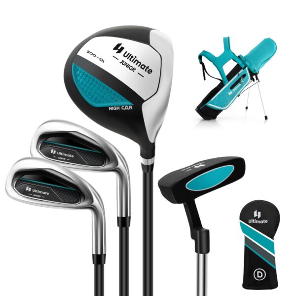 Livsk Set Golfclubs Voor Kinderen Rechtshandig Golfclubset Met Golftas En Regenhoes Complete Golfset Incl 79s Ijzer 1 Driver 4 Hybride En Putter 1.jpg