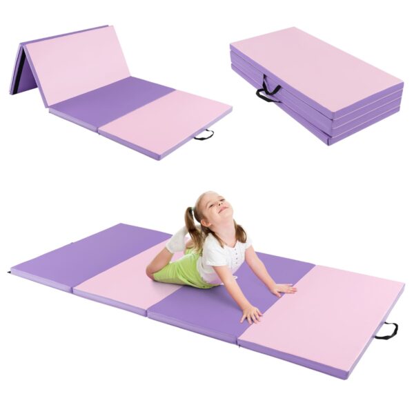 Livsk Dikke Opvouwbare Gymnastiekmat Schuim En Pu Trainingsmat Met Handgrepen Voor Gymnasten Training Yoga 240x116x5 Cm 1.jpg