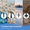 1 paar wandelstokken aluminium wandelstok opvouwbare alpiniststok schokbestendig verstelbare lengtes 65 135cm blauw 7