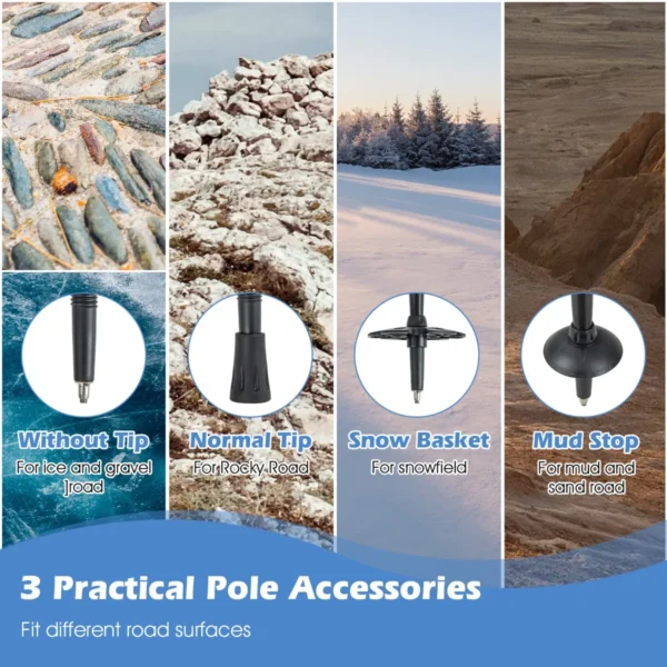 1 paar wandelstokken aluminium wandelstok opvouwbare alpiniststok schokbestendig verstelbare lengtes 65 135cm blauw 7