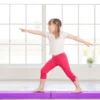117 cm balansbalk training gymnastiek balk met klittenbandsluiting ideaal voor springen handstand radslag en achterwaartse salto 6