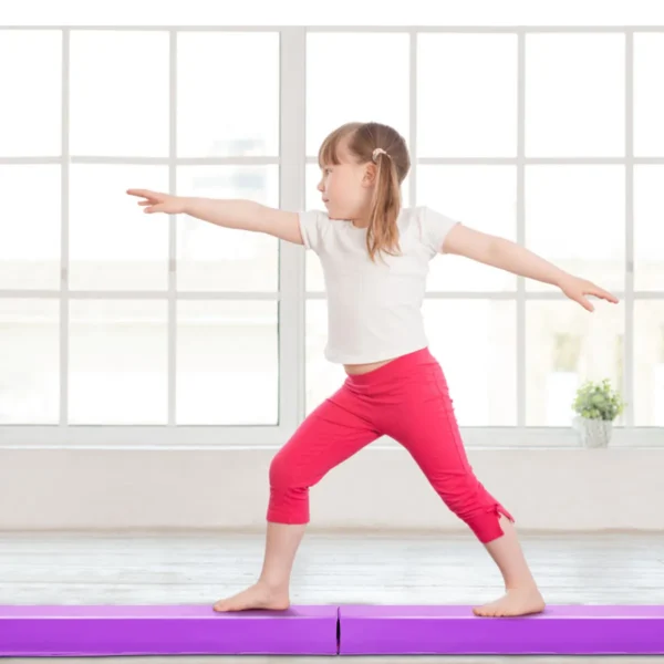 117 cm balansbalk training gymnastiek balk met klittenbandsluiting ideaal voor springen handstand radslag en achterwaartse salto 6