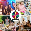 12 inch gelukswiel om te draaien incl. gum en markeerstift draaiwiel lucky wheel voor loterijspelletjes en woordspelletjes 5