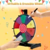 12 inch gelukswiel om te draaien incl. gum en markeerstift draaiwiel lucky wheel voor loterijspelletjes en woordspelletjes 6