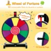 12 inch gelukswiel om te draaien incl. gum en markeerstift draaiwiel lucky wheel voor loterijspelletjes en woordspelletjes 7