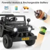 12 v vrachtwagen auto voor kinderen elektrisch voertuig met afstandsbediening 3 snelheden ride on speelgoed met handvat en wielen 6